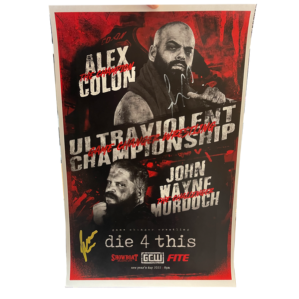 Die 4 This Signed Match Poster
