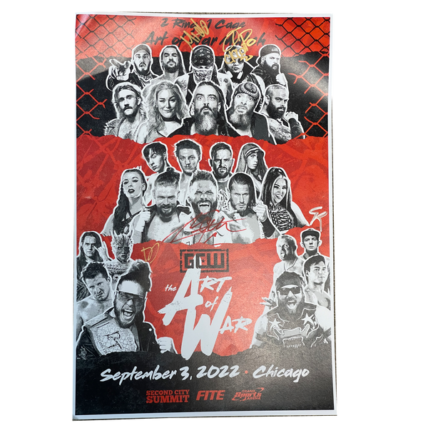 The Art Of War Signed Event Poster