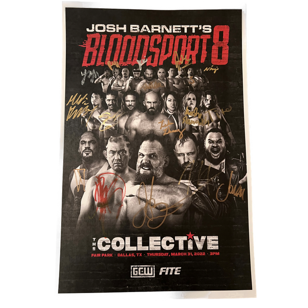 Josh Barnett's Bloodsport 8 Event Poster