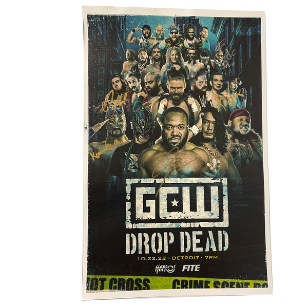 Drop Dead Signed Event Poster