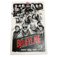 Believe Me Signed Event Poster