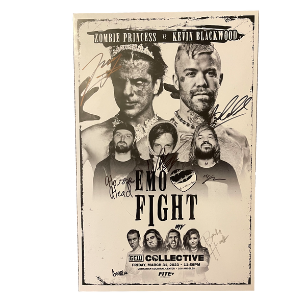 Emo Fight Signed Event Poster