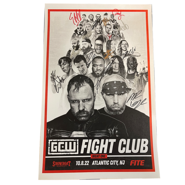 Fight Club Night 1 Signed Event Poster