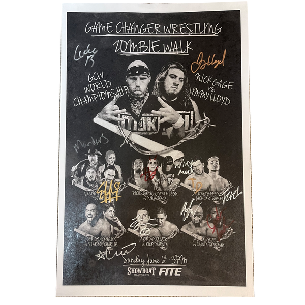 Zombiewalk Signed Event Poster