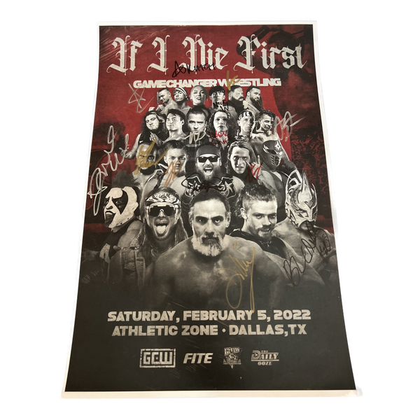 If I Die First Signed Event Poster