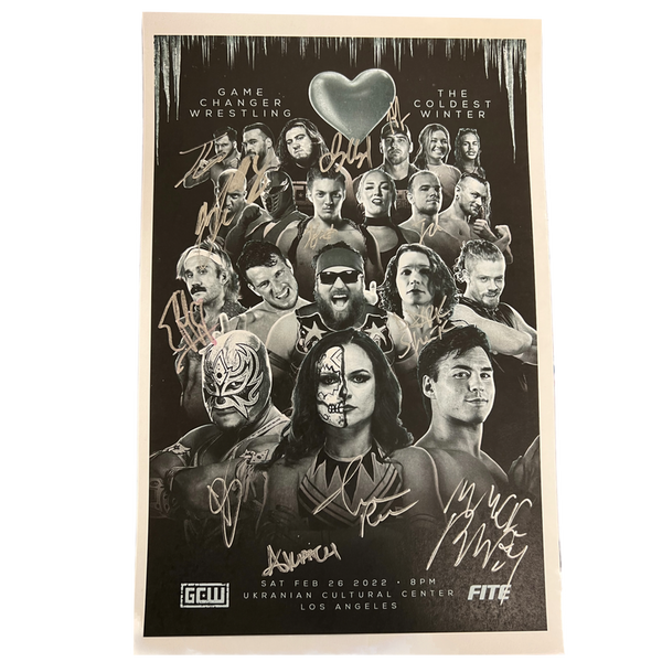 The Coldest Winter Signed Event Poster