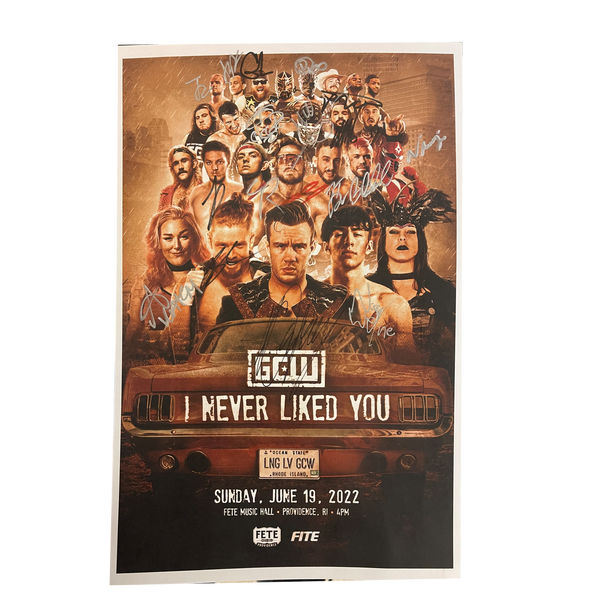 I Never Liked You Signed Event Posters