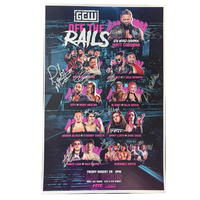 Off The Rails Signed Event Poster