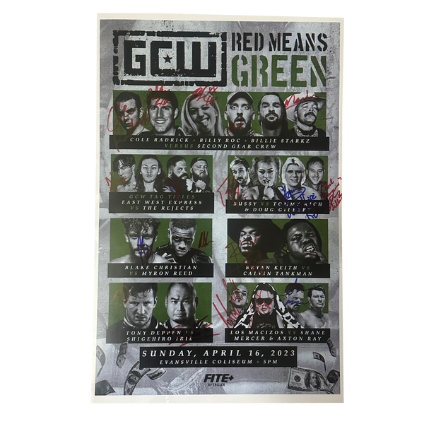 Red Means Green Signed Event Poster