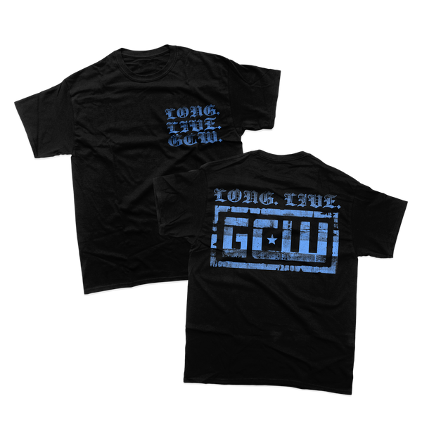 Long Live GCW Blue Logo T-Shirt