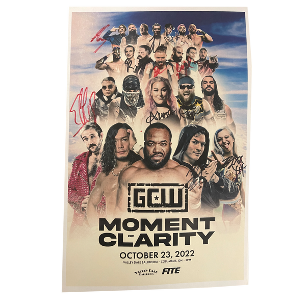 Moment of Clarity Signed Event Poster