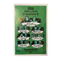 Jimmy Lloyd's Degeneration F Signed Event Poster