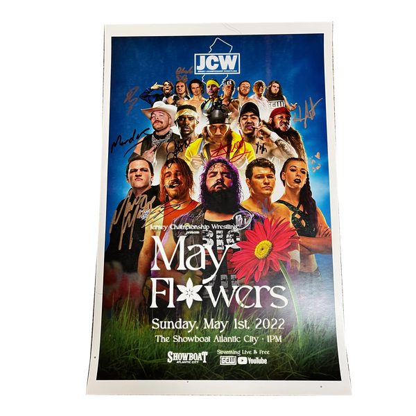JCW May Flowers Signed Event Poster