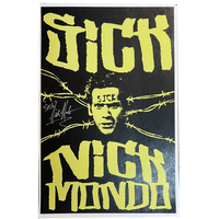"Sick" Nick Mondo Barbed Wire Signed 11x17