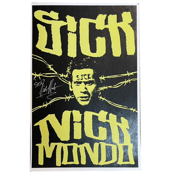 "Sick" Nick Mondo Barbed Wire Signed 11x17