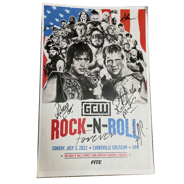 Rock N' Roll Forever Signed Event Poster