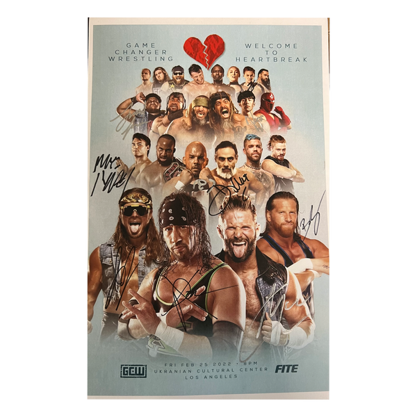 Welcome To Heartbreak Signed Poster