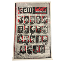 GCW Japan Planet Death Signed Event Poster