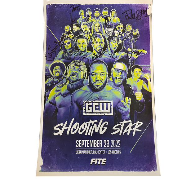 Shooting Star Signed Event Poster
