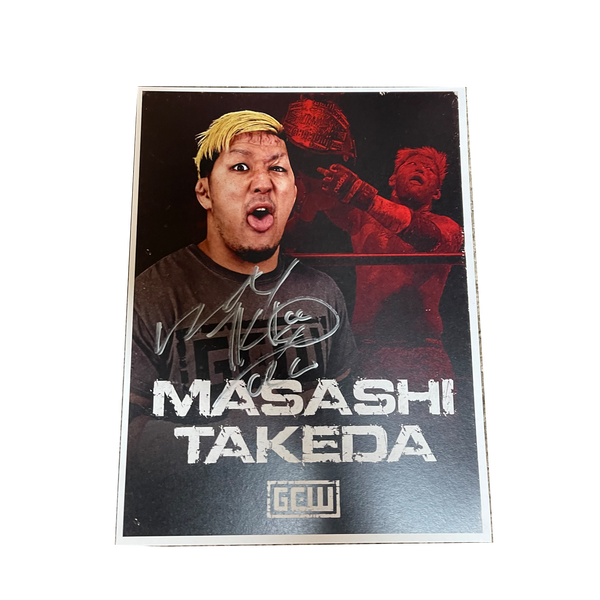 Masashi Takeda Signed 8x10