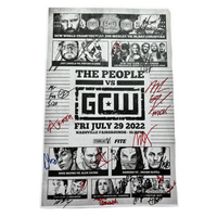 The People vs GCW Signed Poster