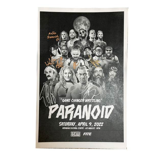 Paranoid Signed Event Poster